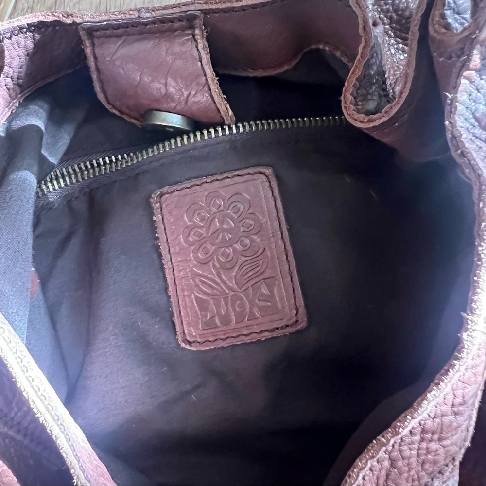 Lucky Brand Boho Leather Shoulder Bag - Picture 5 of 10